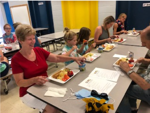 grandparent and parent lunch in SOLE