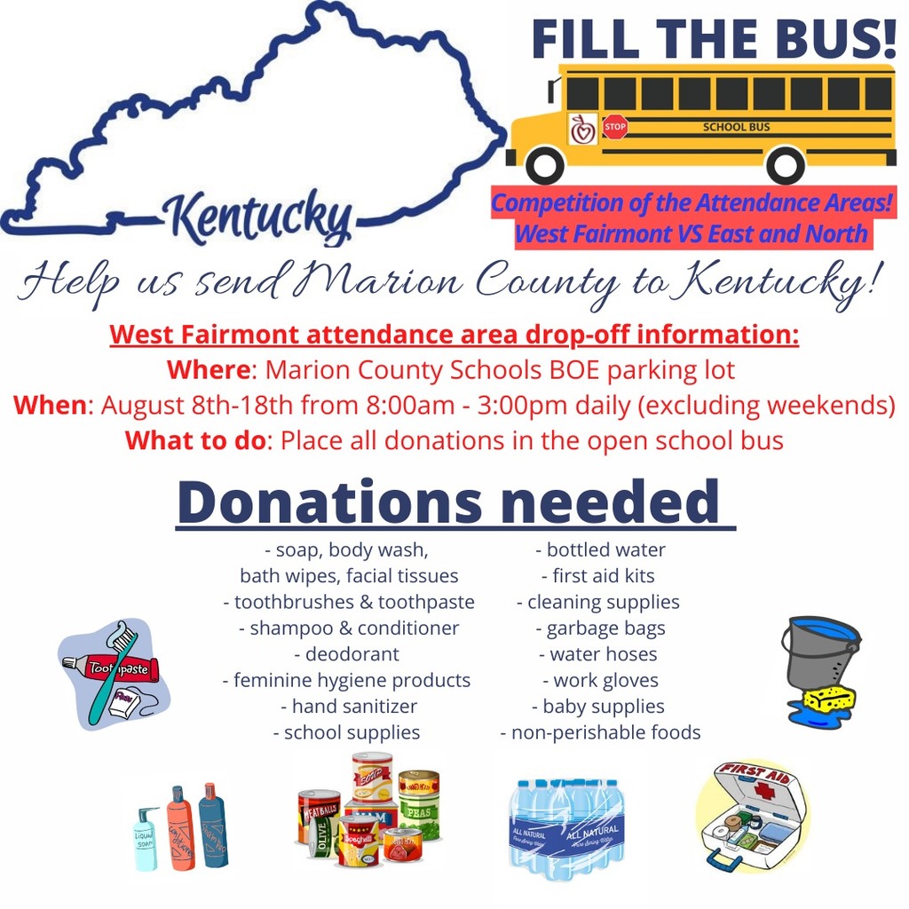 Kentucky bus fill donations