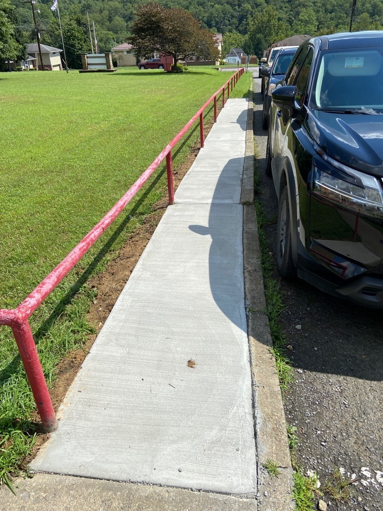 new sidewalk